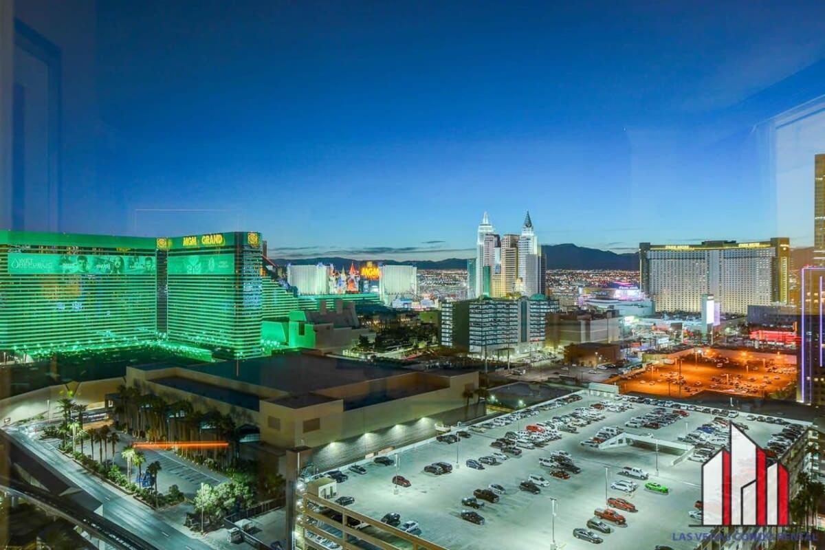 Mgm Signature-32-607 F1 Track & Strip View Balcony Las Vegas Esterno foto