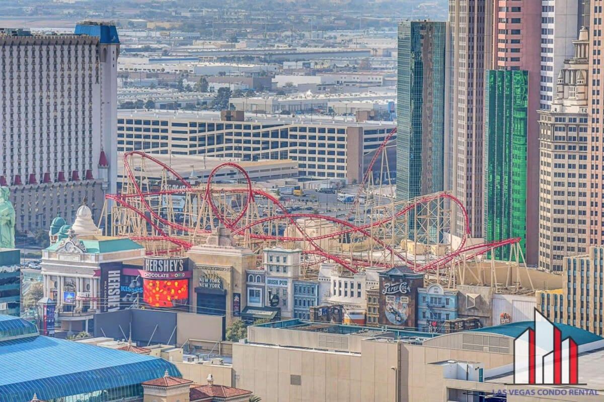 Mgm Signature-32-607 F1 Track & Strip View Balcony Las Vegas Esterno foto