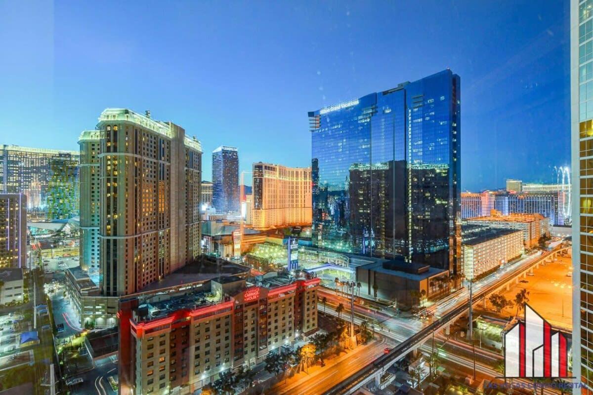 Mgm Signature-32-607 F1 Track & Strip View Balcony Las Vegas Esterno foto