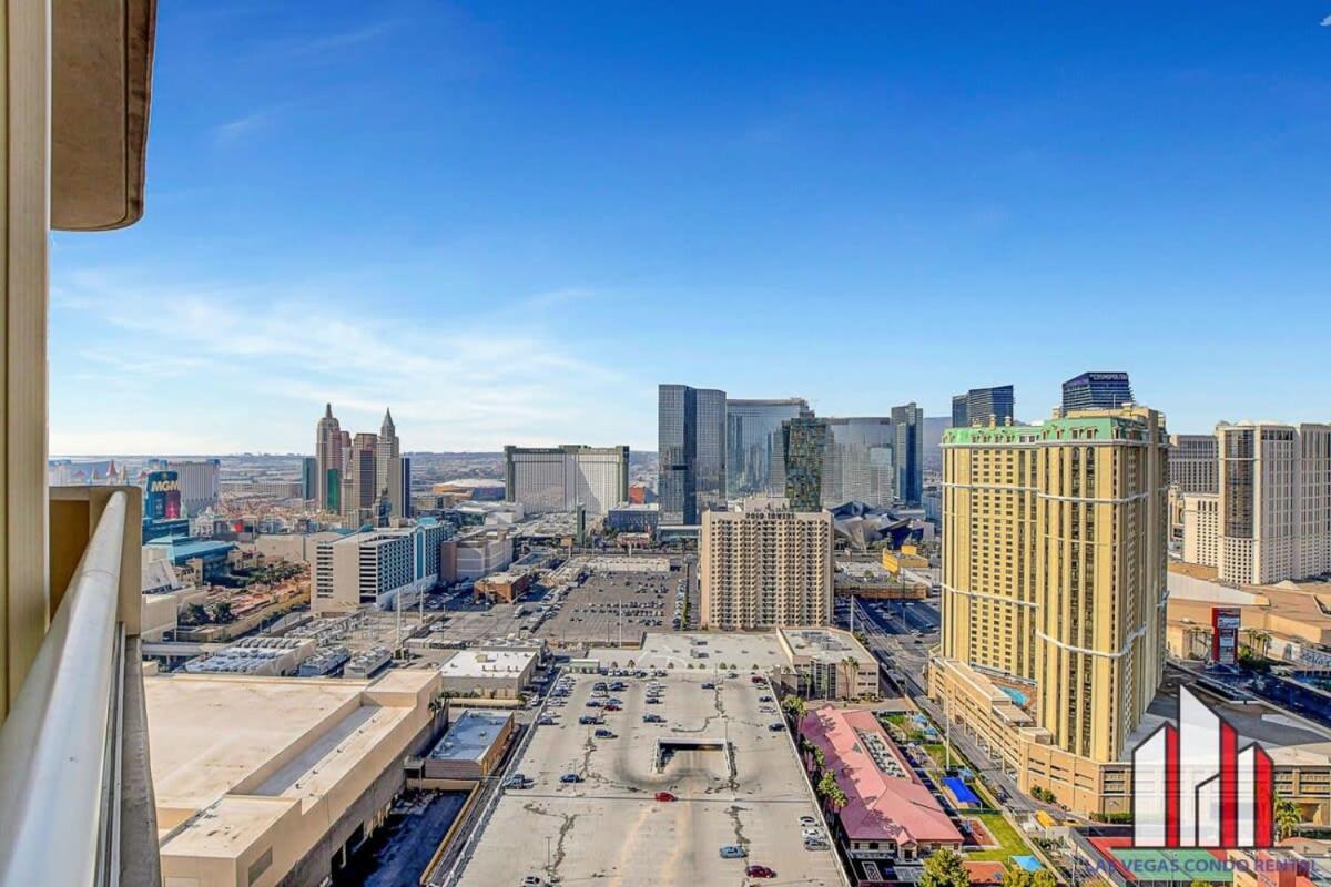 Mgm Signature-32-607 F1 Track & Strip View Balcony Las Vegas Esterno foto