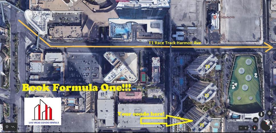 Mgm Signature-32-607 F1 Track & Strip View Balcony Las Vegas Esterno foto